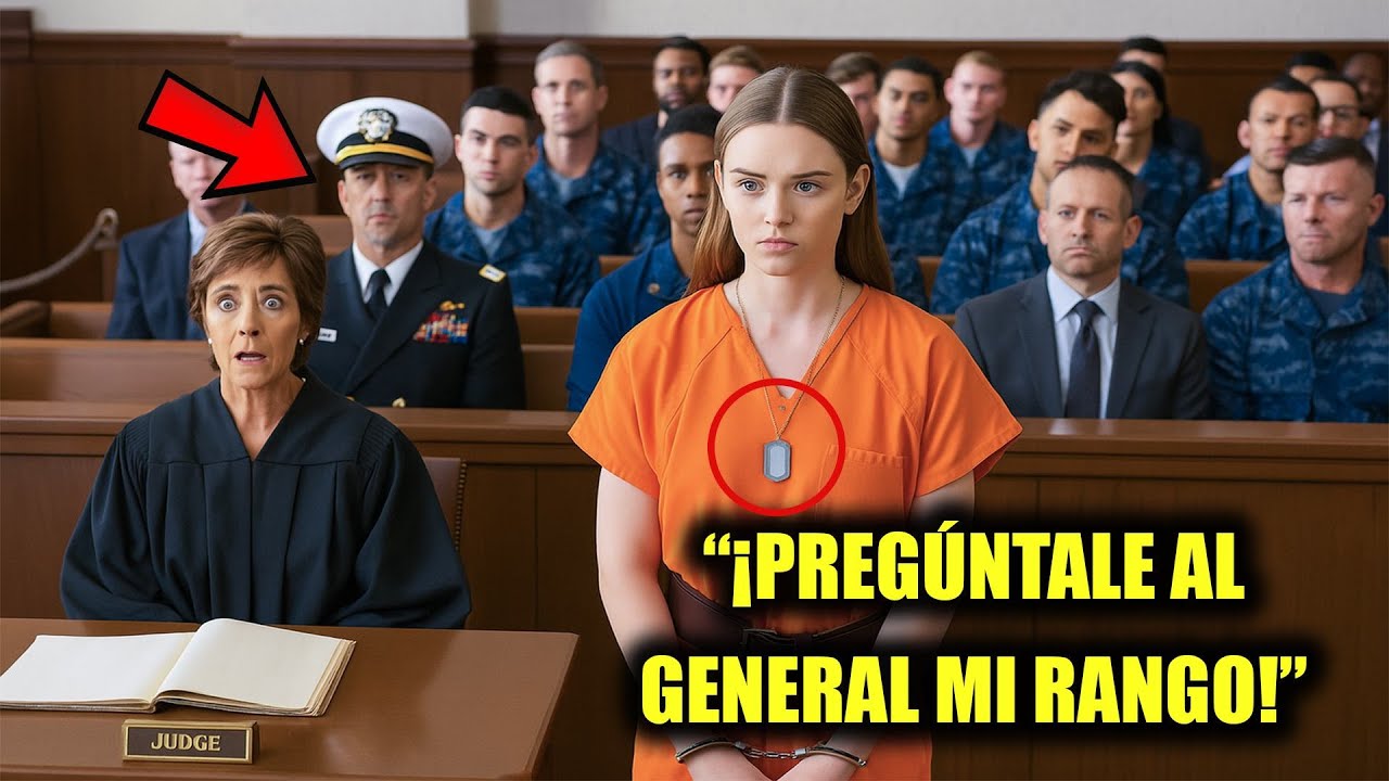Arrestan a una francotiradora en la corte    pero cuando entra un almirante, todos se levantan