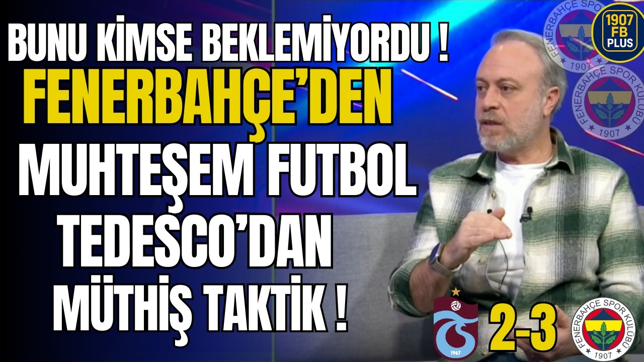 Bunu Kimse Beklemiyordu! Tedesco'dan Müthiş Taktik! Muhteşem Futbol!