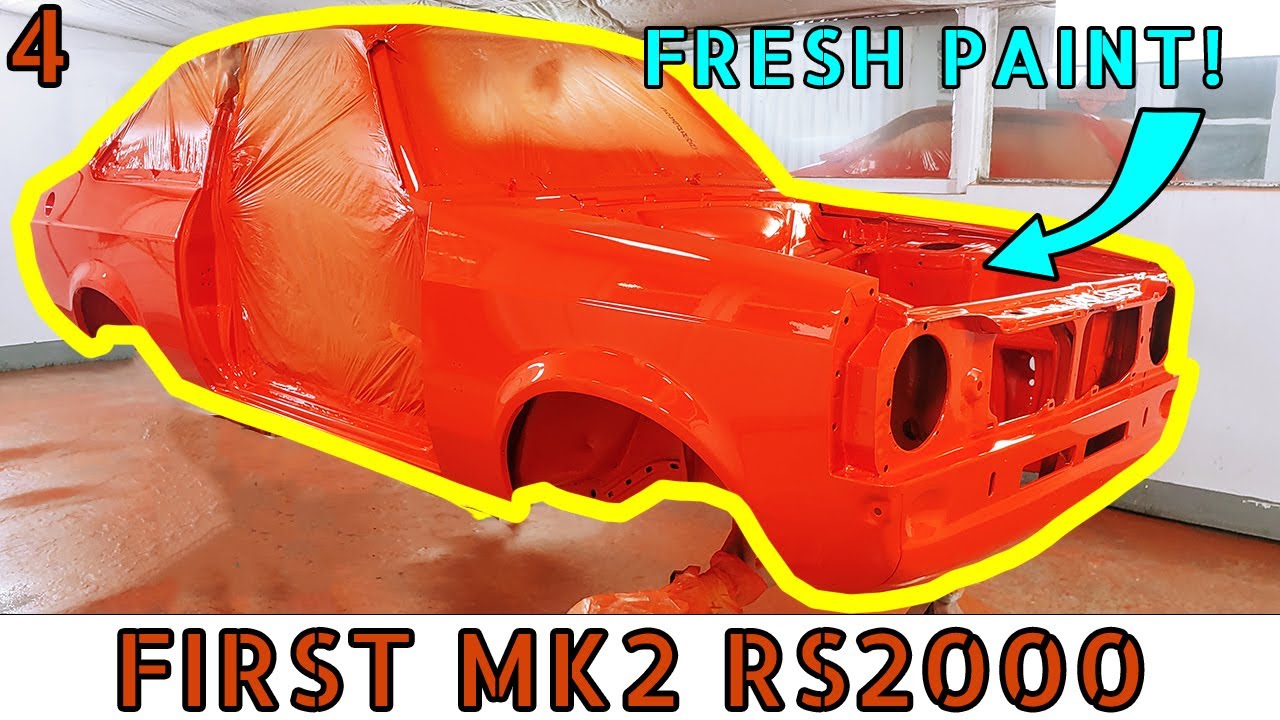 First Ford Escort Mk2 RS2000 - Painting the shell and panels - Part 4