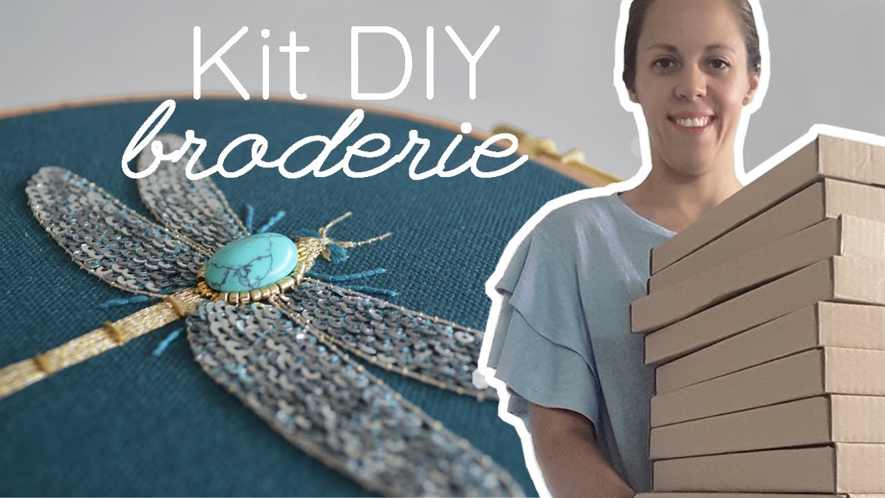 Blabla broderie #2 (VLOG) Je crée mon propre kit de broderie