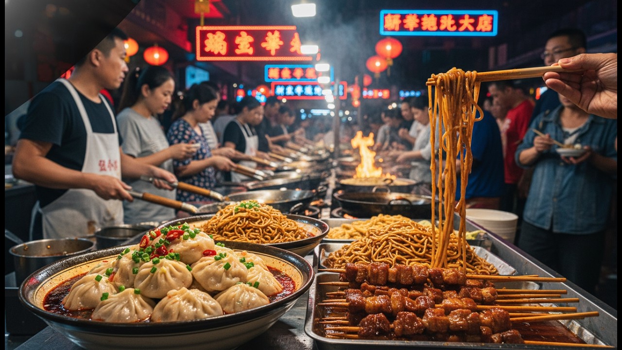 China Street Food Journey (Hot Pot Festival, Markets,Laghman Noodles + More) | Chongqing to Xinjiang