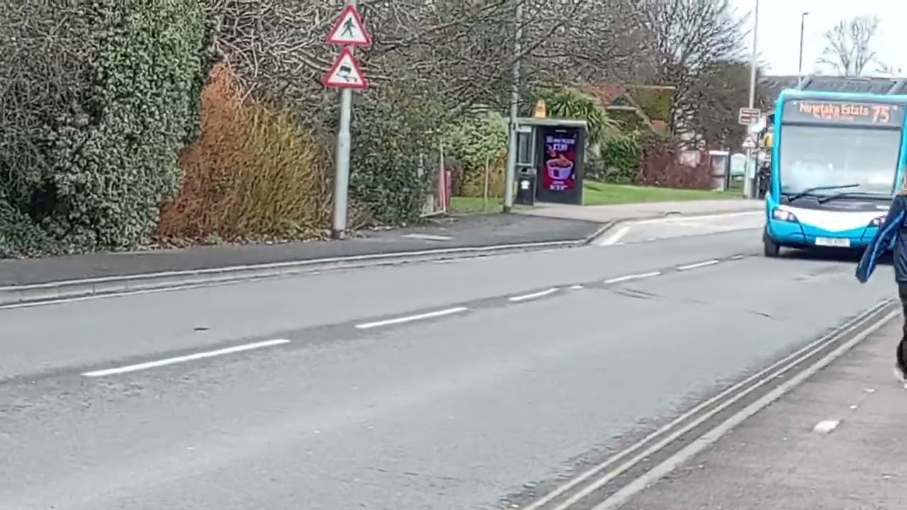 75 to Newtake Estate Optare solo SR 48010 YJ15 ABO