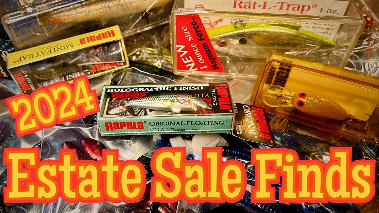 Estate Sale Finds - What I Look For - Vintage Lures, Coolers, and More!