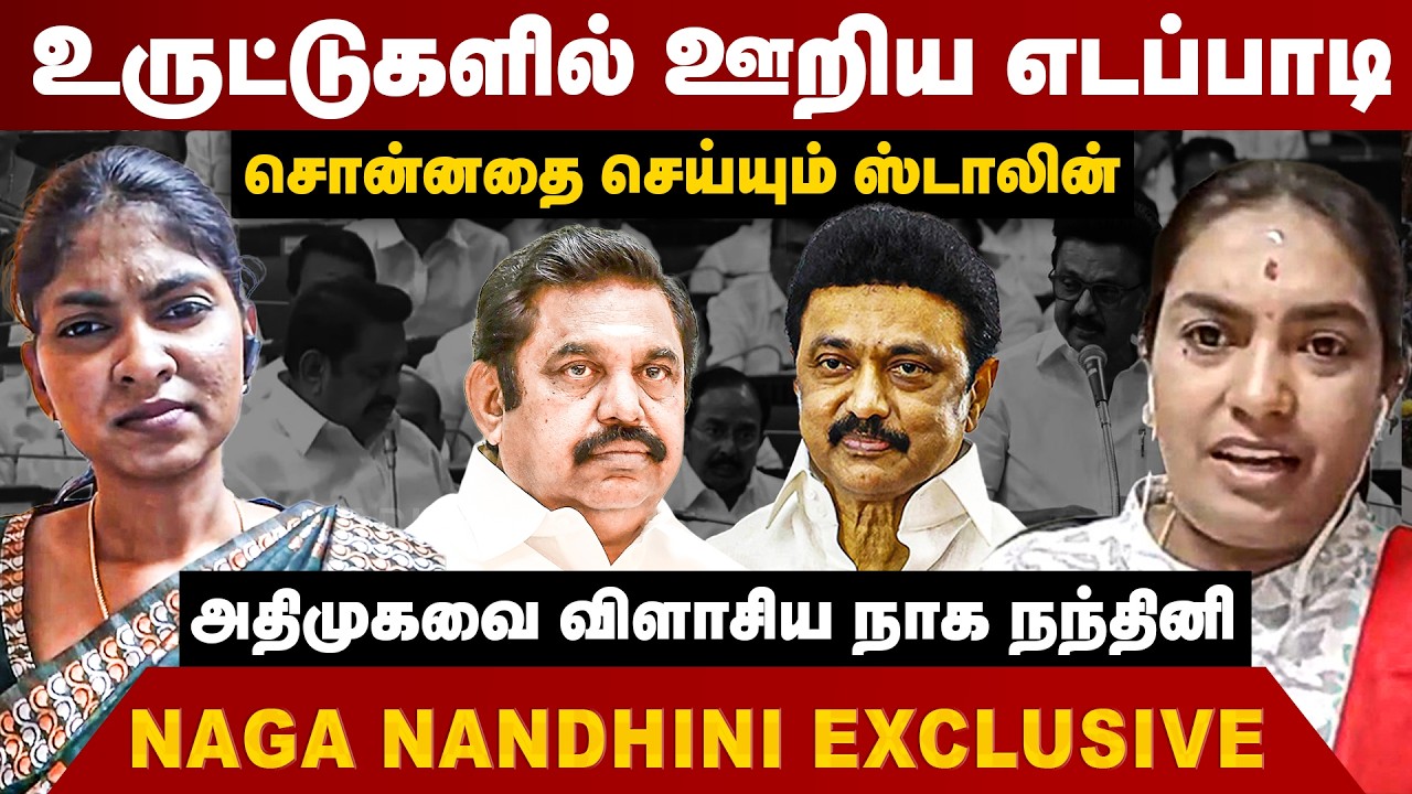 உருட்டுகளில் ஊறிய எடப்பாடி| சொன்னதை செய்யும் ஸ்டாலின் | DMK Naga Nandhini Interview | ADMK| EDAPADI
