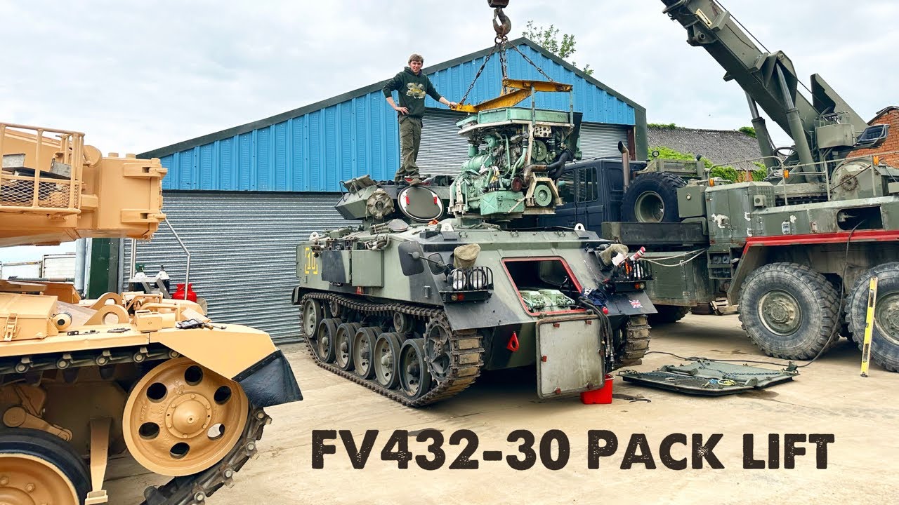 HOW TO CHANGE THE ENGINE PACK ON A FV432-30