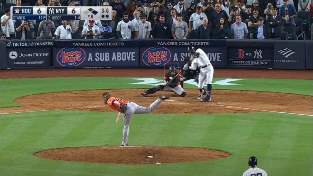 Aaron Judge Walk Off Vs Houston!! HICKS TIES IT JUDGE WINS IT! YANKEES WIN Theee Yankees WIN
