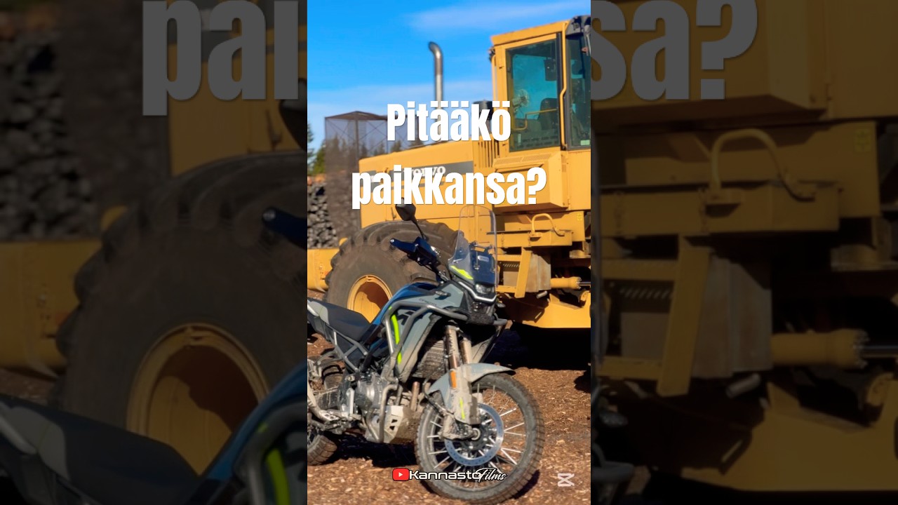 No n&auml;inh&auml;n se on! #kannastofilms #cfmoto450mt @CFMOTOOFFICIAL