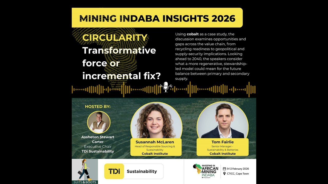 Mining Indaba: Circularity and Regenerative Thinking | Transformative Force or Incremental Fix?