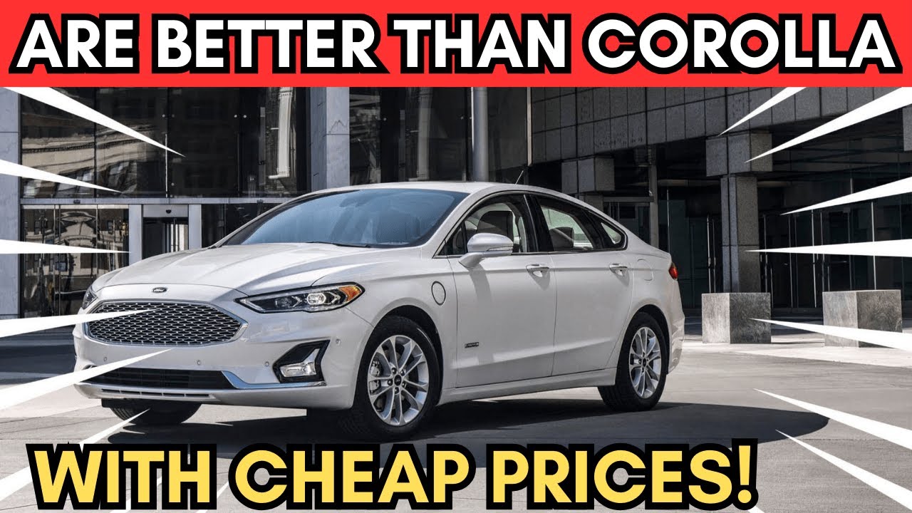 🚗 4 CHEAP Cars That Are BETTER THAN COROLLA!