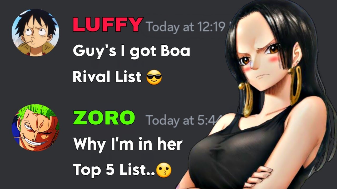 If Luffy got Boa Rival List | One Piece discord server