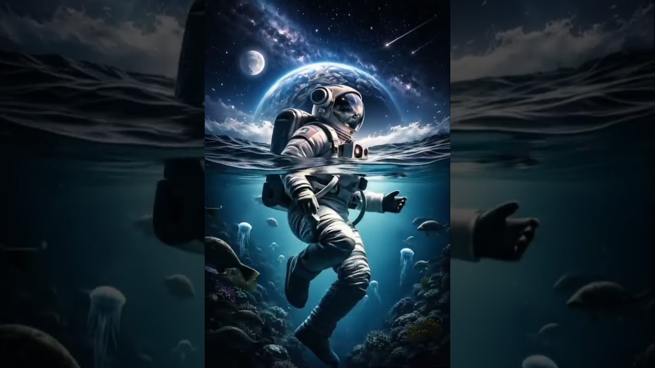 Astronaut synthwave 