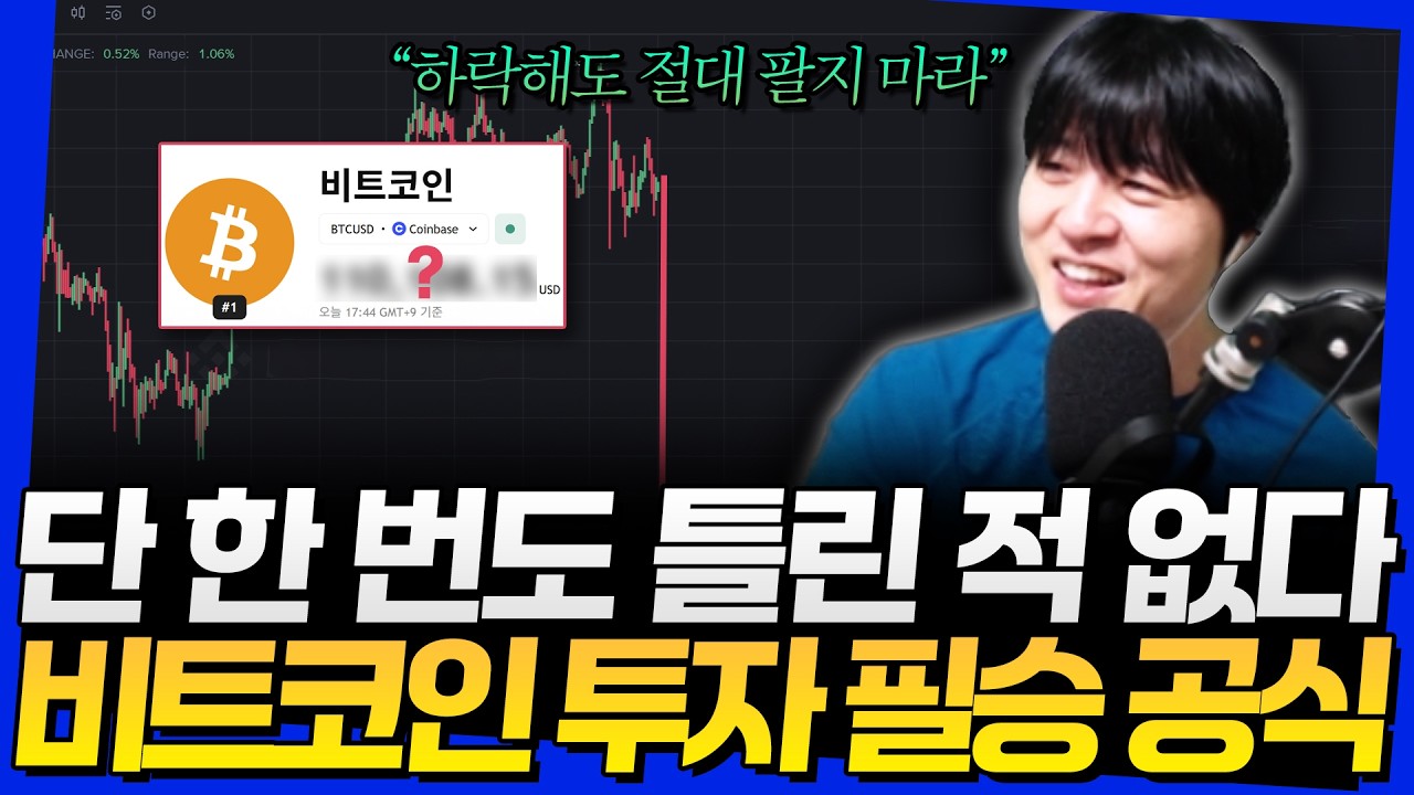 단 한 번도 틀린 적 없다! 비트코인 투자 필승 공식