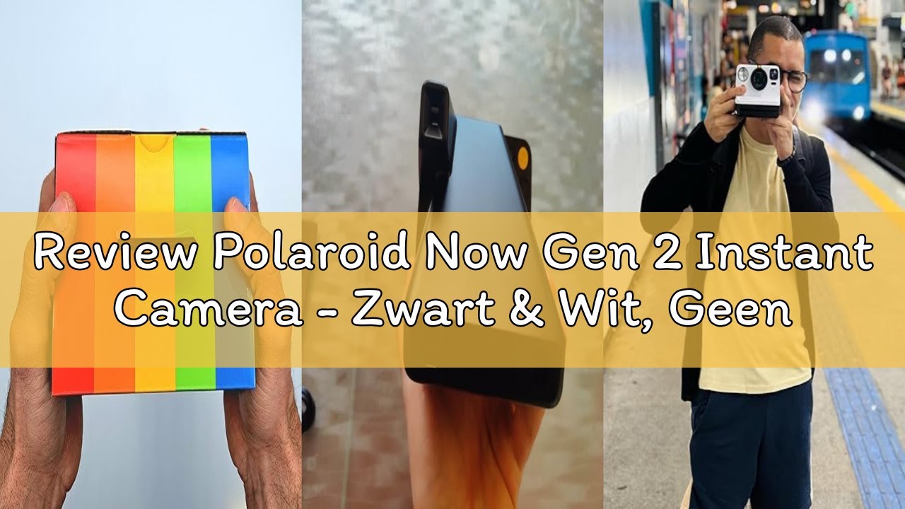 Review Polaroid Now Gen 2 Instant Camera - Zwart & Wit, Geen Films