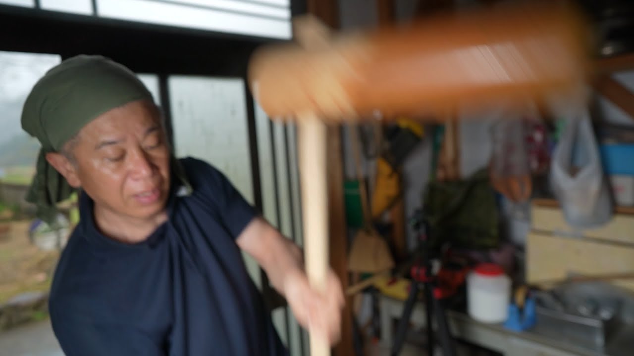 よもぎ餅の作り方｜昔の臼と杵でつくる春の手仕事