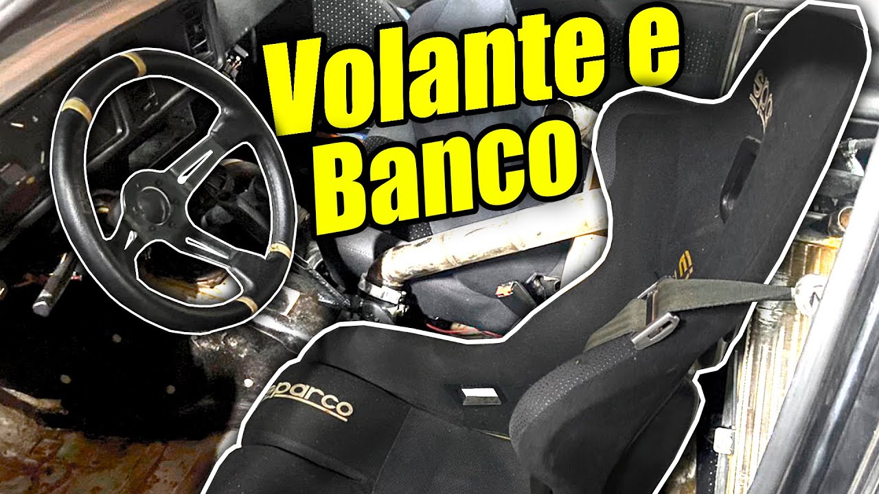 Instalei Banco Concha e Volante Esportivo no Chevette Turbo!