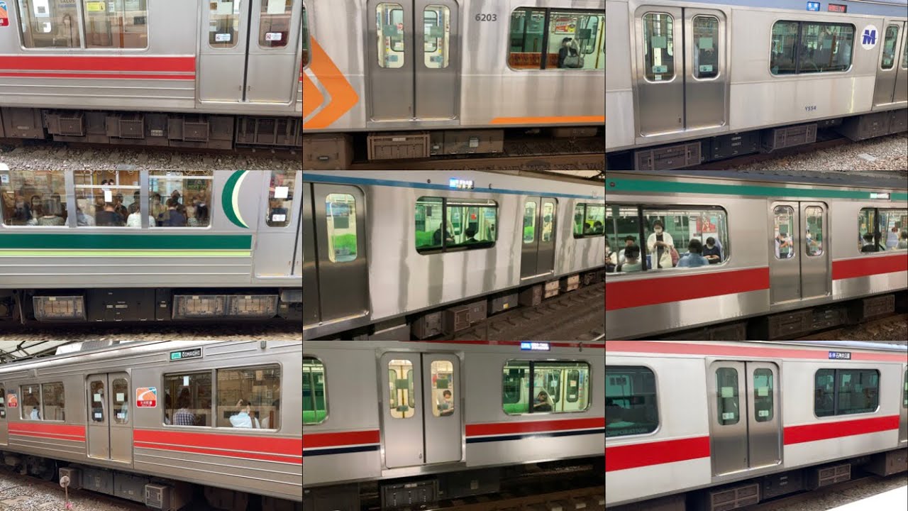 東急&横浜高速・歴代VVVF車28形式駅発着シーン集 / Tokyu-railway VVVF sound