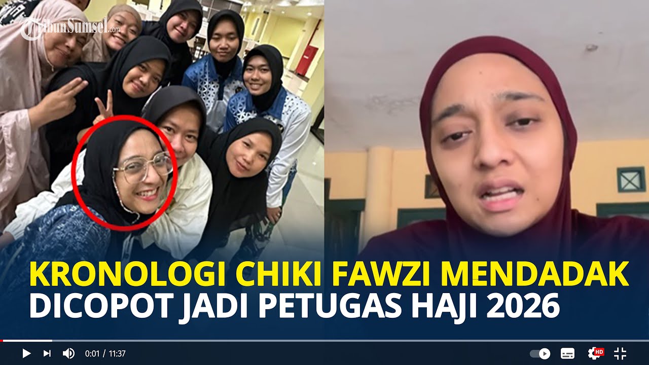 KRONOLOGI Chiki Fawzi Dicopot Jadi Petugas Haji 2026 saat Jalani Diklat, Ada Arahan dari Atas