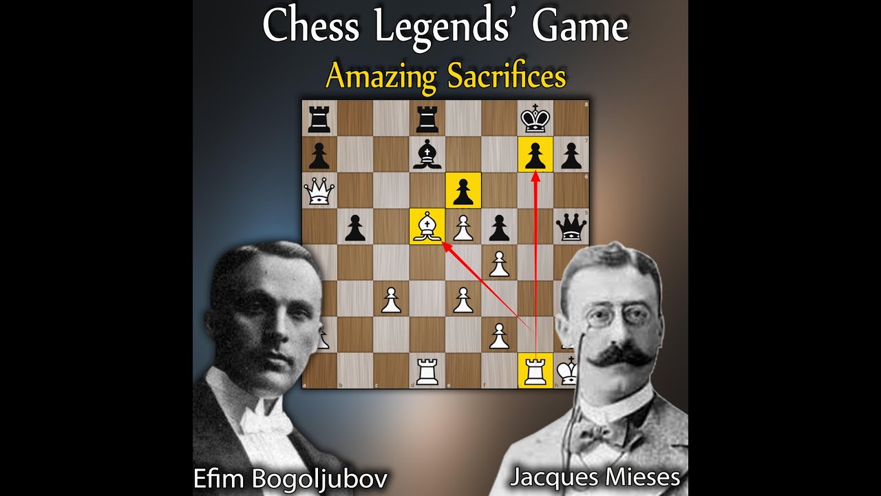 Chess Legend's Game | Amazing Sacrifices | Bogoljubov vs Mieses 1925