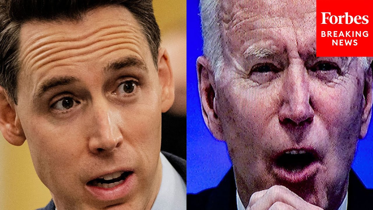 Josh Hawley ROASTS Biden over 