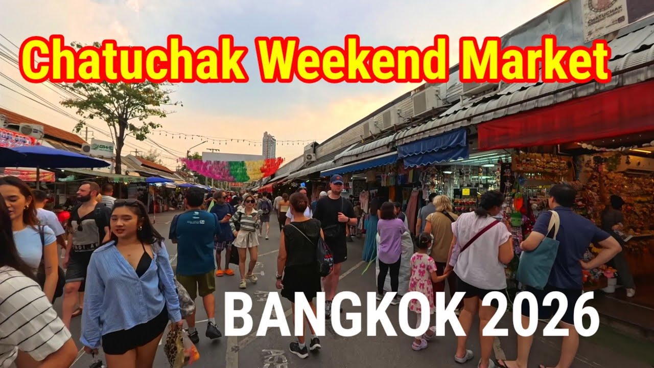 ทำเอาตลาดนัดจตุจักรแทบแตก!!ต่างชาติแห่มากันยกใหญ่เลย สุดปังจริงๆเมืองไทย#thailand#bangkok