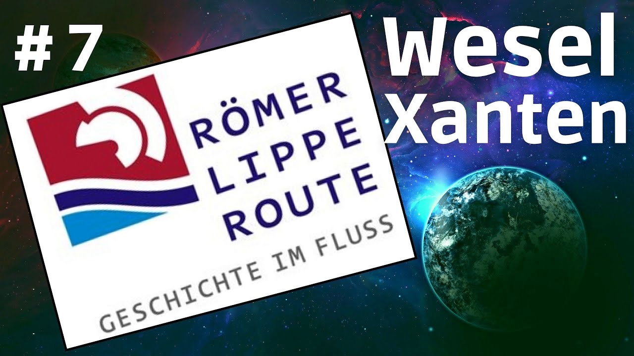 Römer-Lippe-Route 🔹 Wesel - Xanten | Radreise vom Hermann bis zum Rhein | 🔹 7 Radtour Etappe