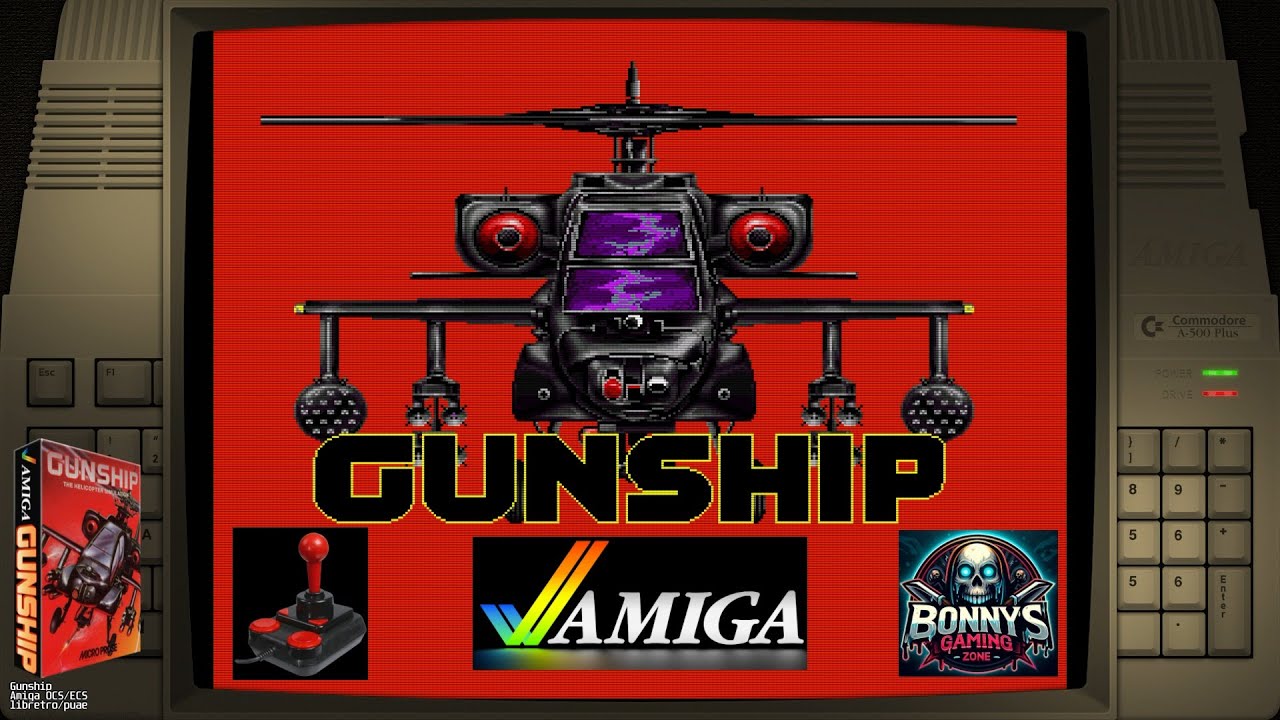 Gunship  (Amiga - MicroProse - 1988) Batocera (50Hz)