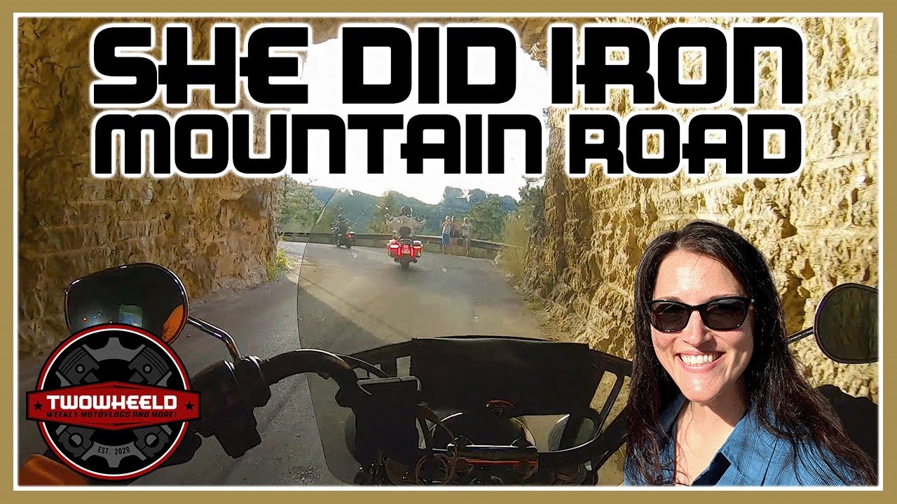 She Did Iron Mountain Road on Her Harley Davidson Softail Heritage