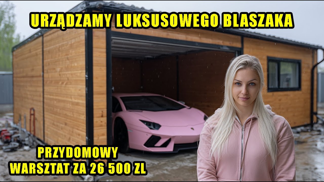 Urządzam Garaż Blaszak za 25 tys zł - Domowy Warsztat Blaszany