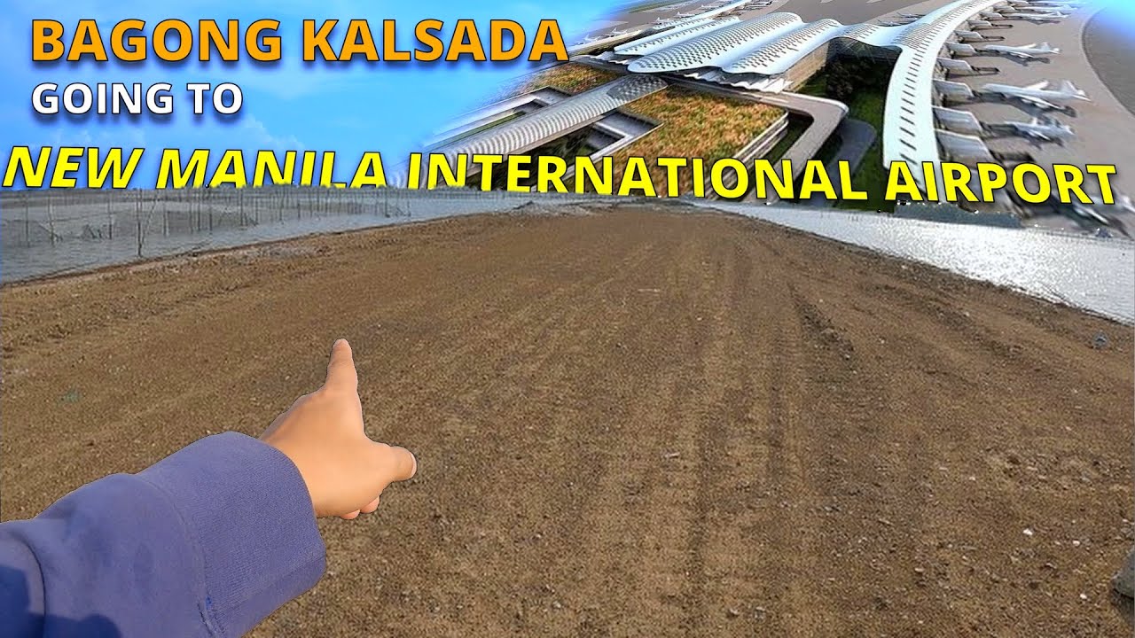 New Road to the Largest Artificial Island in the Philippines | New Manila International Airport