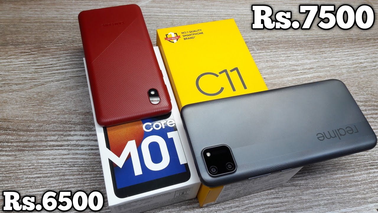Galaxy M01 Core vs Realme C11 - Which Should You Buy ?