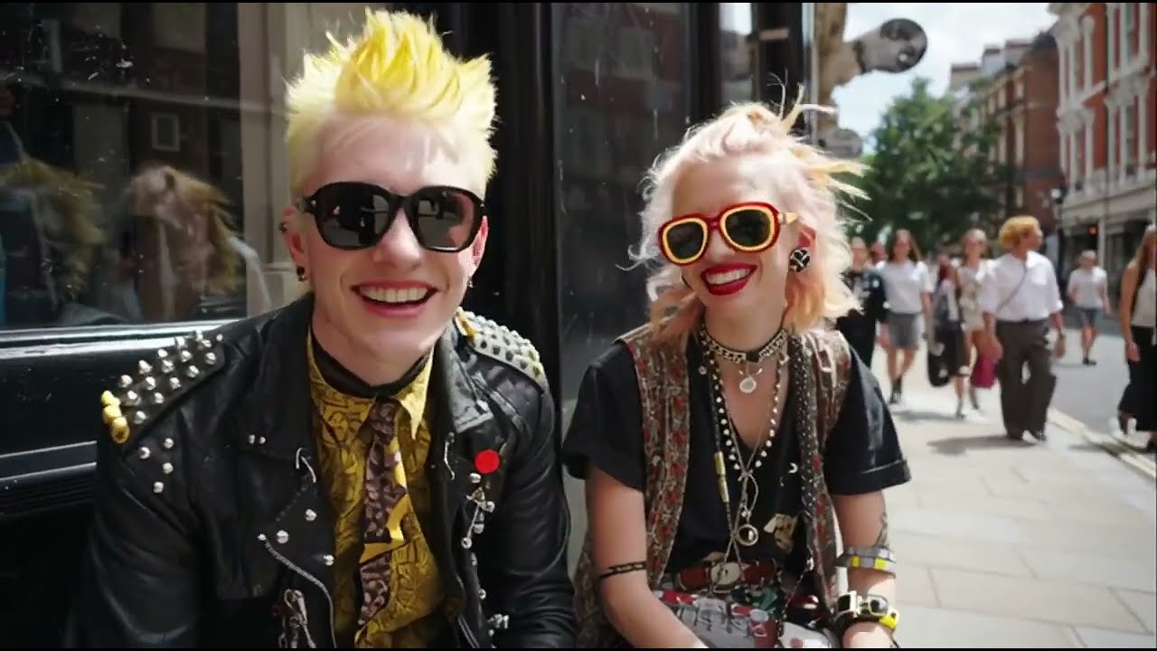 Punk Rock street fashion in London