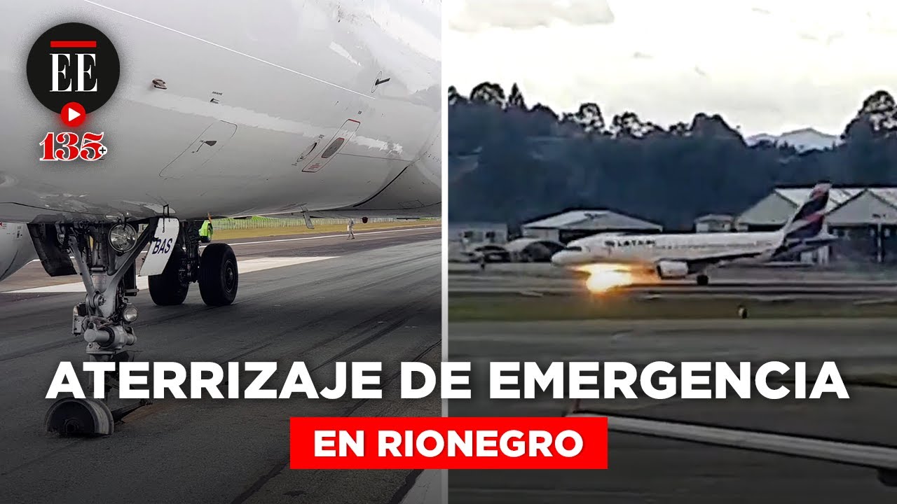 Así fue el aterrizaje de emergencia de un avión en el aeropuerto de Rionegro | El Espectador
