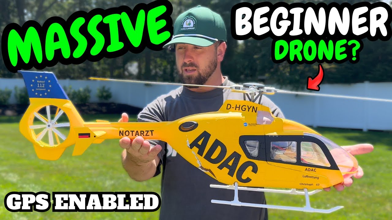 It&rsquo;s a Drone in Disguise &ndash; GPS Helicopter BACKYARD Test Flight!