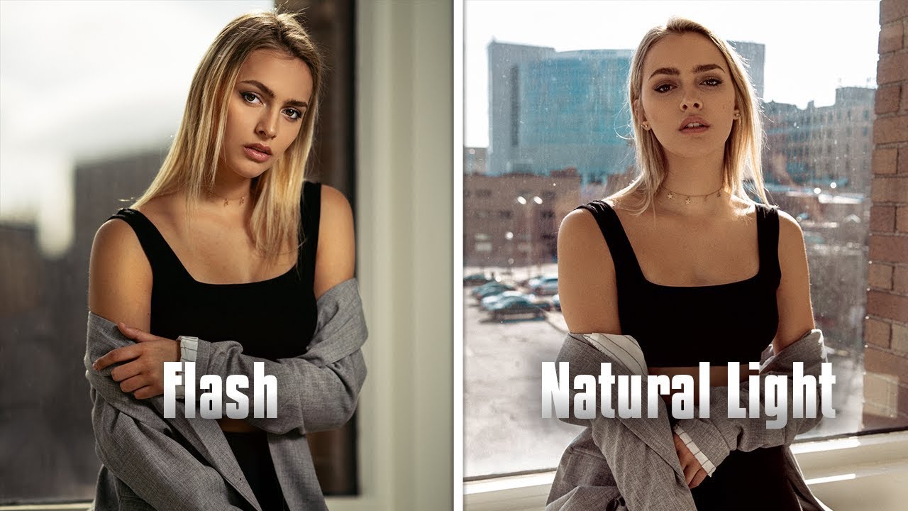 Natural light vs Off Camera Flash CHALLENGE ft. Jessica Kobeissi