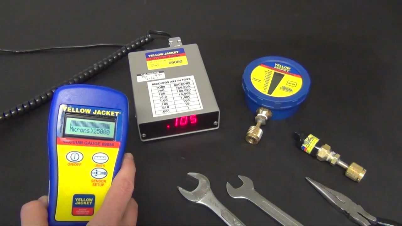 YELLOW JACKET Tech Tip: Oil in the Vacuum Gauge Sensor