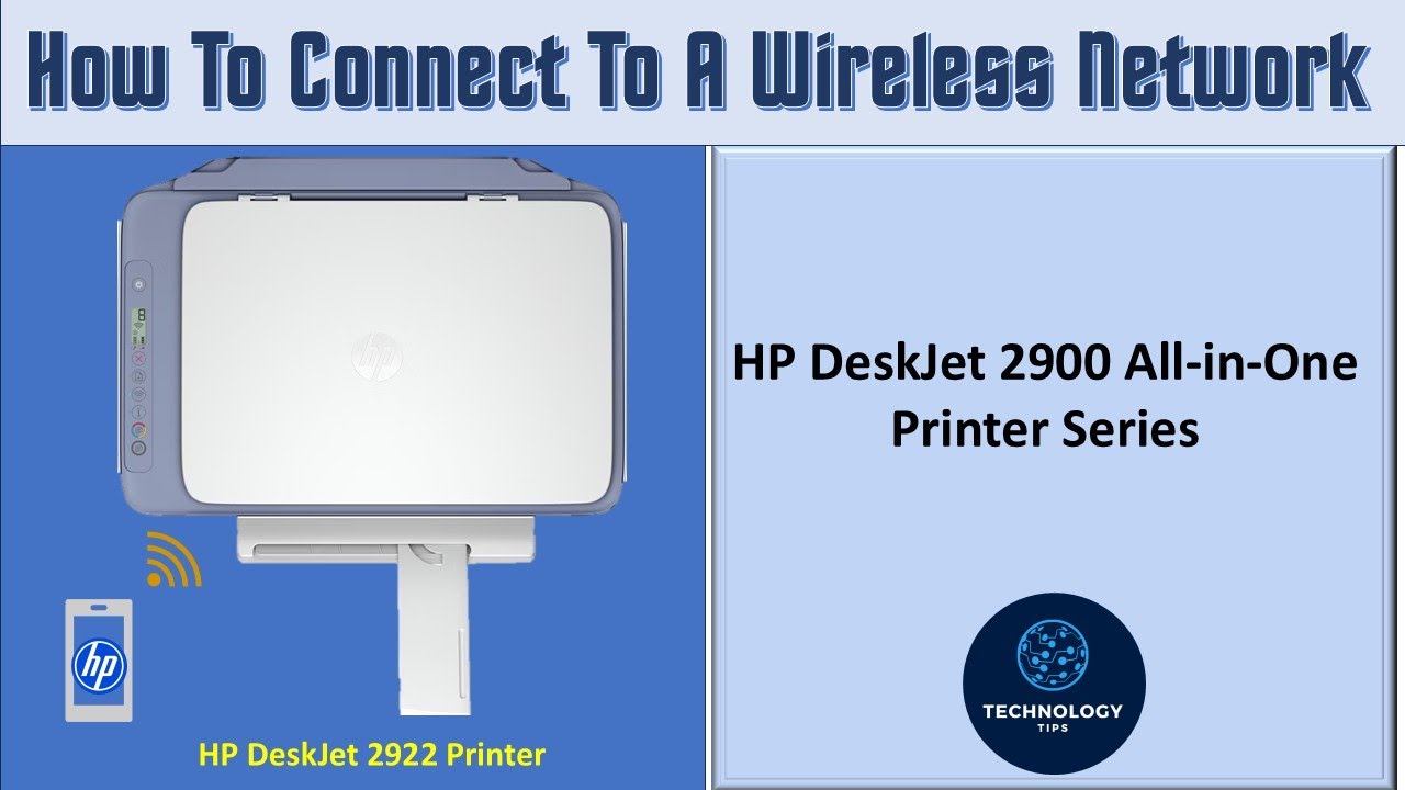 Серия многофункциональных принтеров HP DeskJet 2900. Как подключить принтер к беспроводной сети?