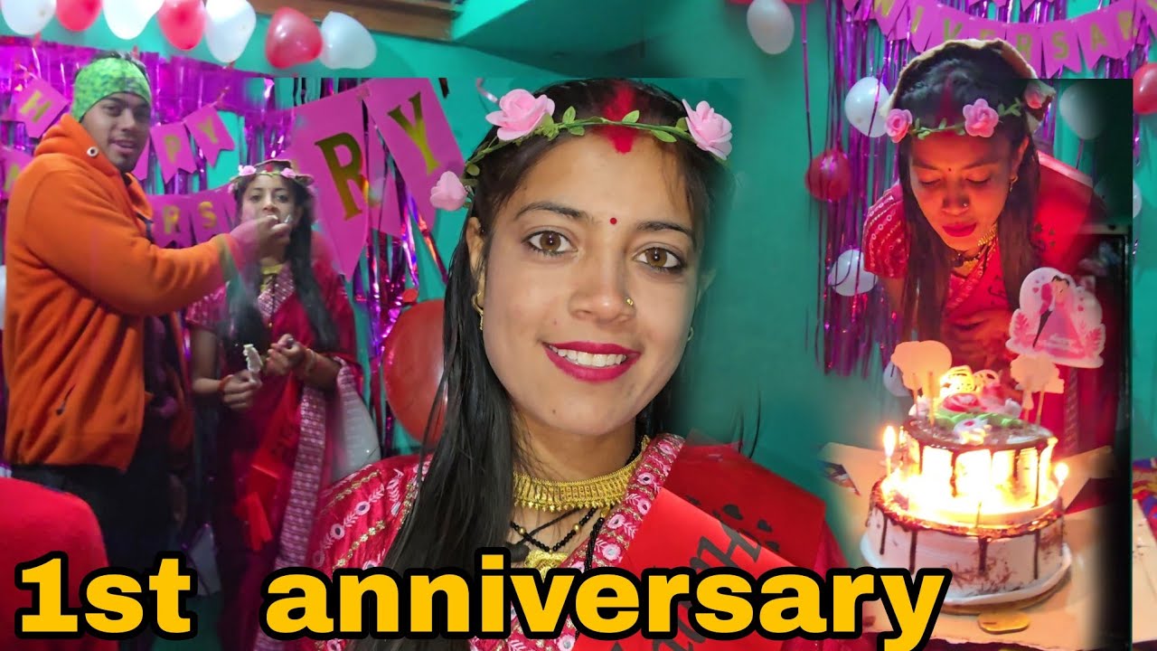 भाई और भाभी की 1st anniversary 🥰 ||by Kailash pahadi #anniversary