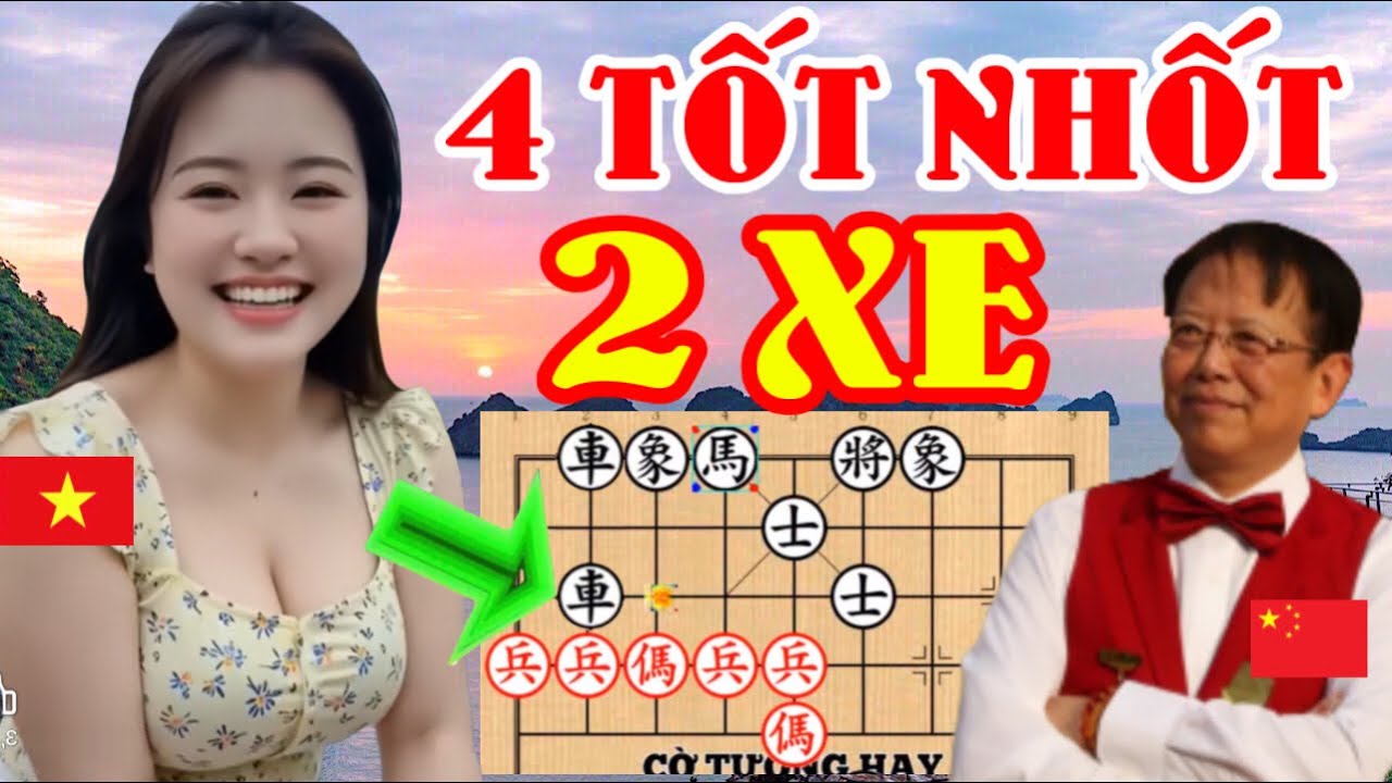 🔴Chấn Động Thế Giới, Phế 2 Xe, Ủi 4 Tốt Nhốt Lại 2 Xe, Xem Là Ghiền [Cờ Tướng Hay]