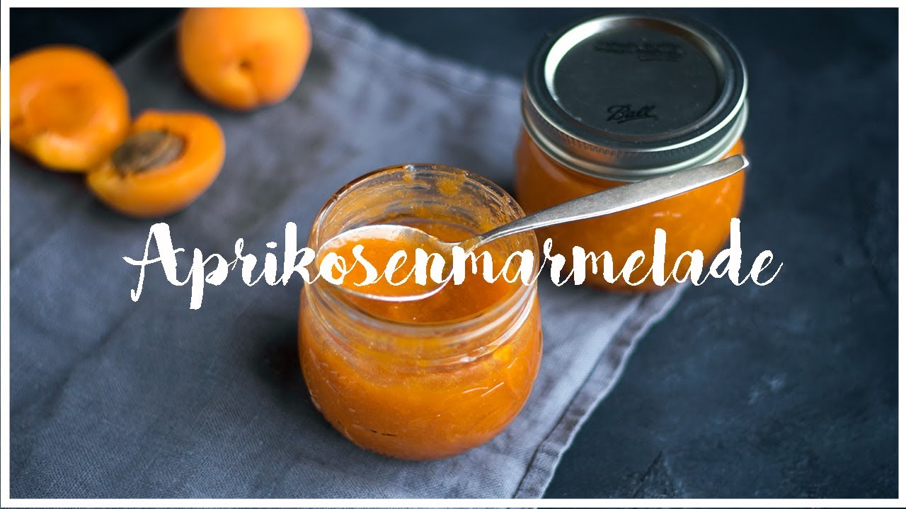Sommerglück: Aprikosenmarmelade // Apricot jam