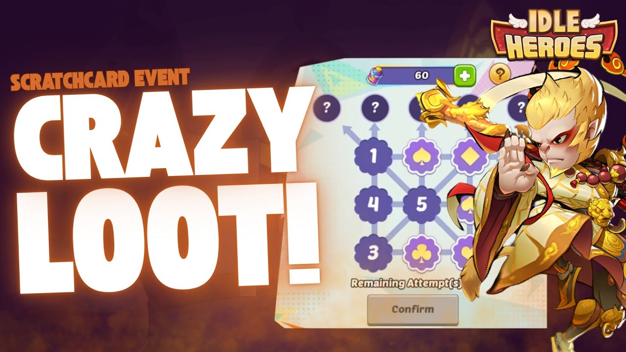 OP Scratchcard Event! Full Event Guide and finally 1B Attack on LFA? - Idle Heroes