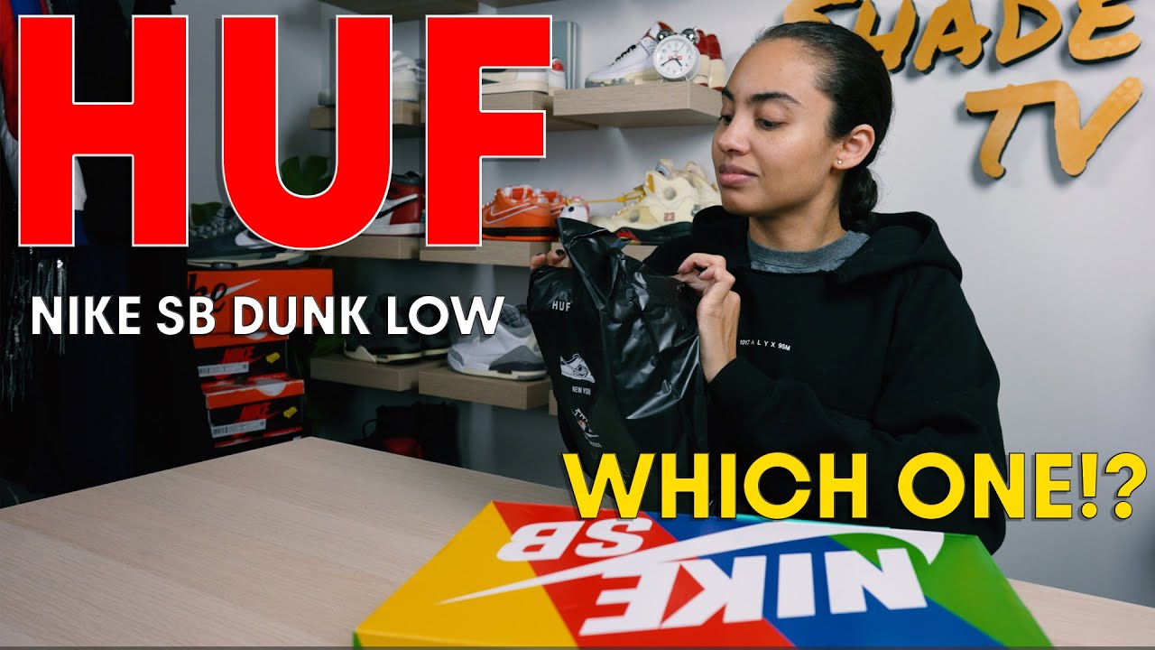 NIKE SB DUNK HUF: WHICH ONE did I get?! On Foot Review and How to Style