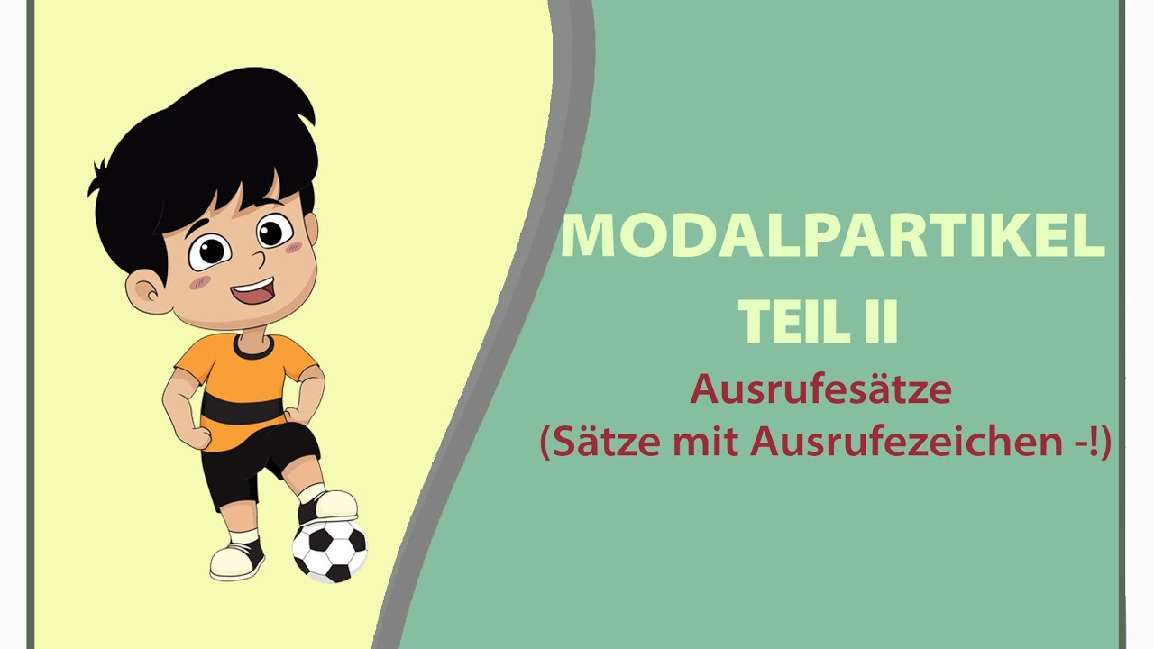 Les Jerman Gratis - Grammatik - Modalpartikel bag. 2 (G43) B1.2