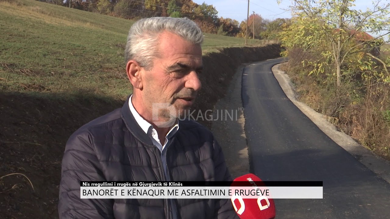 Nis rregullimi i rrugës në Gjurgjevik të Klinës