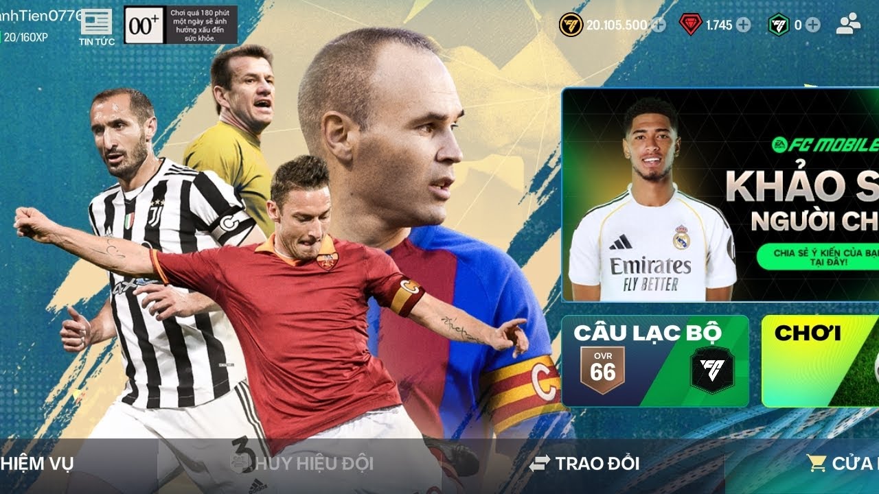 Mình Chơi FC Mobile Việt Nam mong ae 1 Đăng ký và 1 like #fcmobilevietnam 