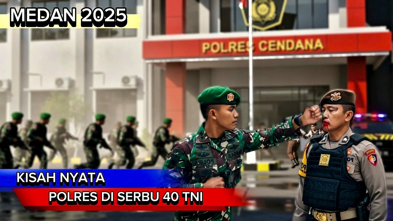 KISAH NYATA, PULUHAN TNI GERUDUK POLRES MEDAN