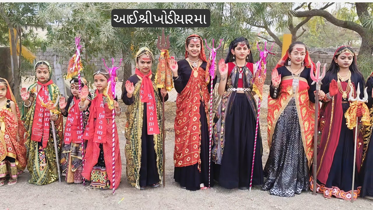 ખોડલ માં નો રથ ઢેબર ગામે આગમન