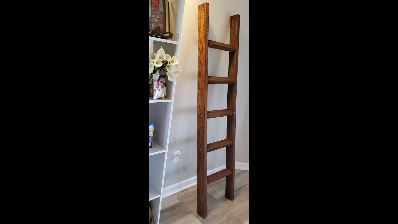 We Made a Throw/Blanket Ladder
