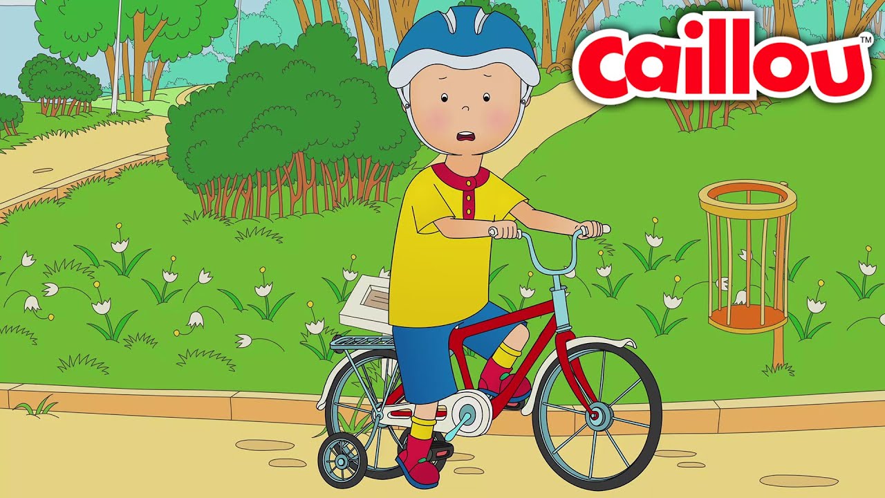 Caillou apprend à faire du vélo | Les Nouvelles Aventures de Caillou - WildBrain