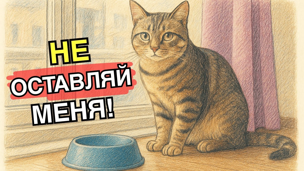 НЕ ОСТАВЛЯЙ СВОЕГО КОТА ОДНОГО, пока не посмотришь это видео!
