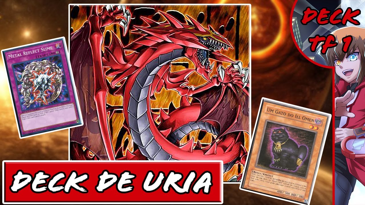 Yu-Gi-Oh! GX Tag Force - |DECK| - URIA, O SENHOR DAS CHAMAS CORTANTES (Uria, Lord of Searing Flames)